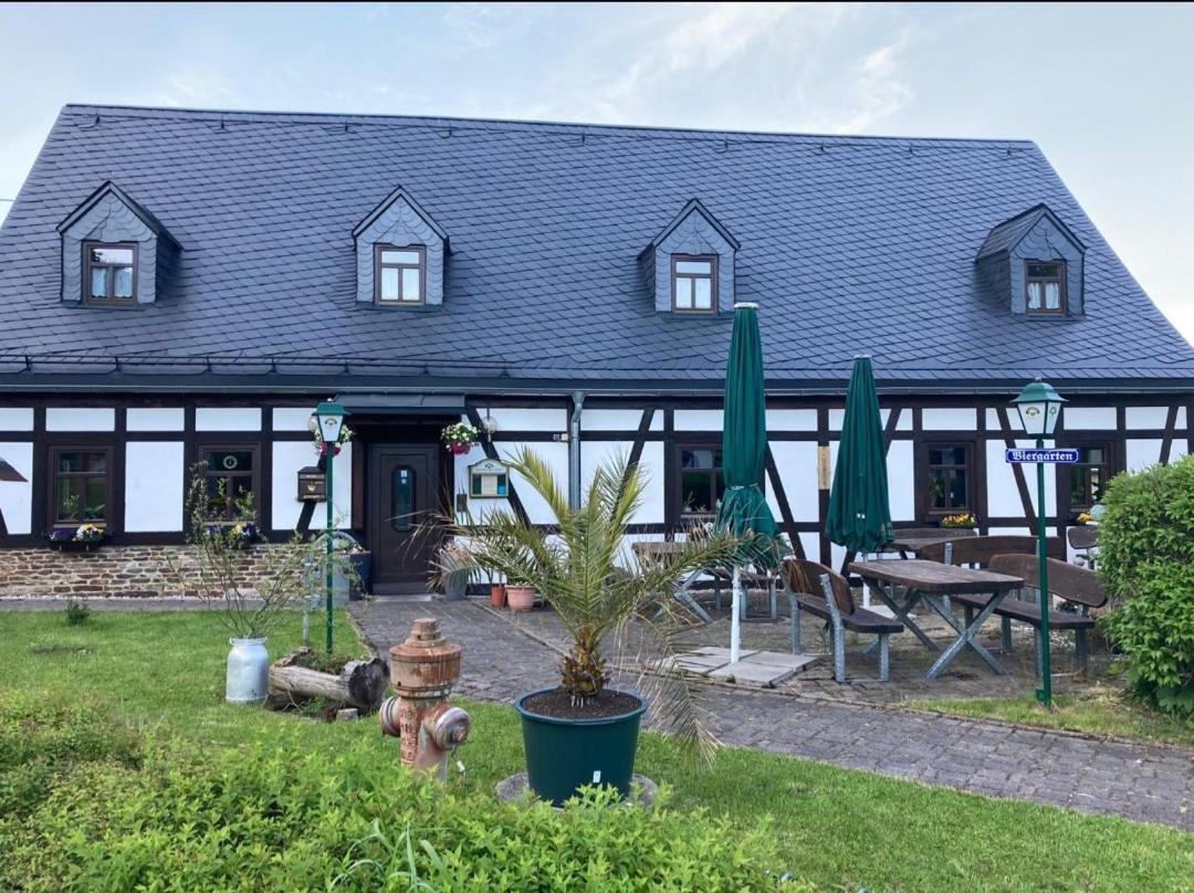 Wirtschaft & Pension Zum Huthaus Schneeberg (Saxony) Exterior foto