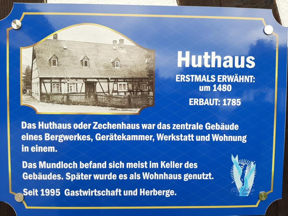 Wirtschaft & Pension Zum Huthaus Schneeberg (Saxony) Exterior foto